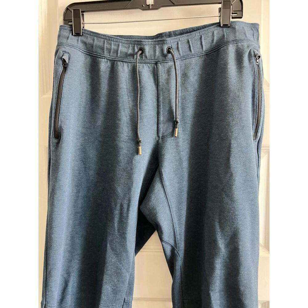 Uniqlo Joggers Men’s Dark Blue Drawstring Sz XL Relax - Picture 2 of 9